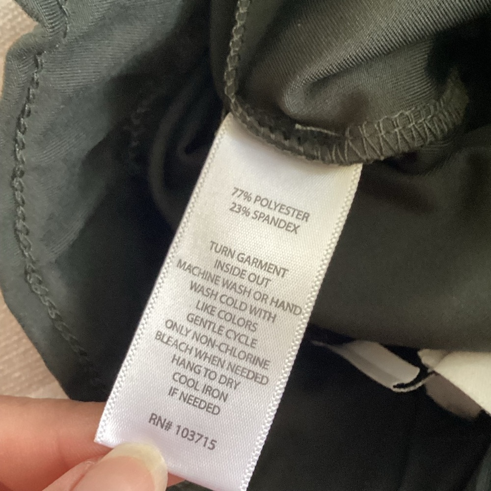 Joie Dark Green Elastic Waist Joggers - Picture 6 of 9